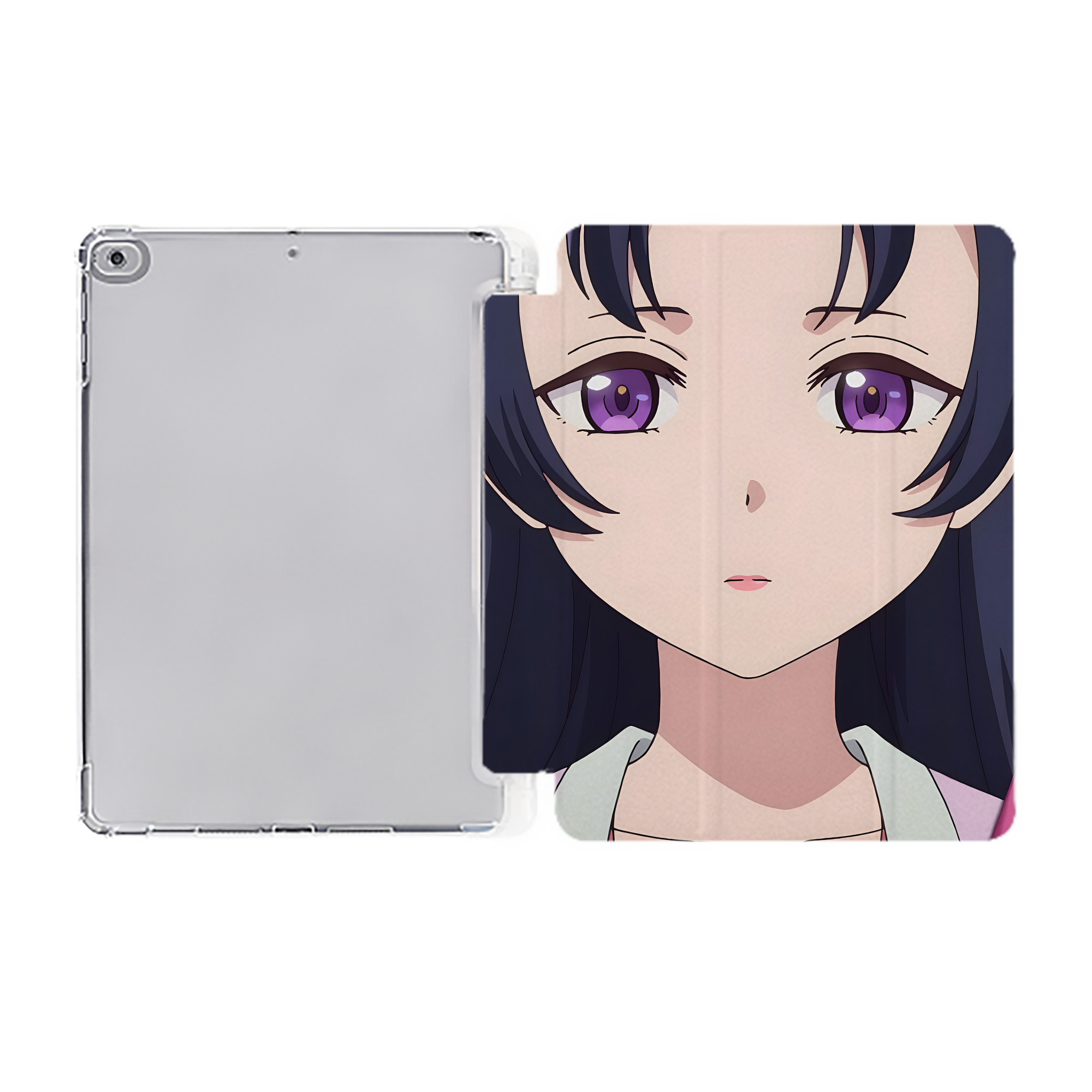 （画像用） 薬屋のひとりごと The Apothecary Diaries IPad ケース ペン収納付き 三つ折りスタンド PUレザー×シリコン 対応機種9.5/10.5/10.9インチ